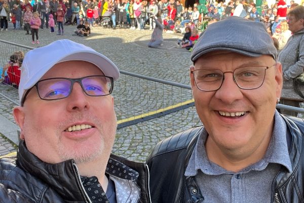 Stadtfest in Werdau 2022 – Moderatoren Carsten Riedel und Nico Kutschenreuter präsentierten das Programm